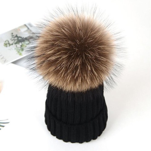 Damen echtfell bommel - echtfell,