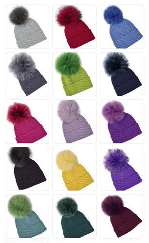 Bzna cashmere bommel echtfell - bommel,